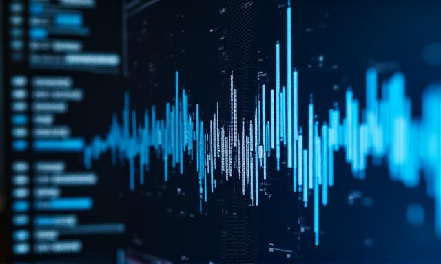A dramatic high-contrast image of a confusing bar chart vs a clean clear line graph
