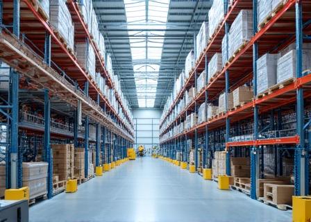 Modern retail warehouse organization