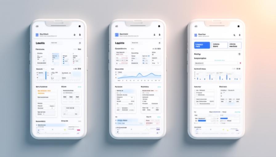 Illustration of personalized data widgets tailored for different business roles